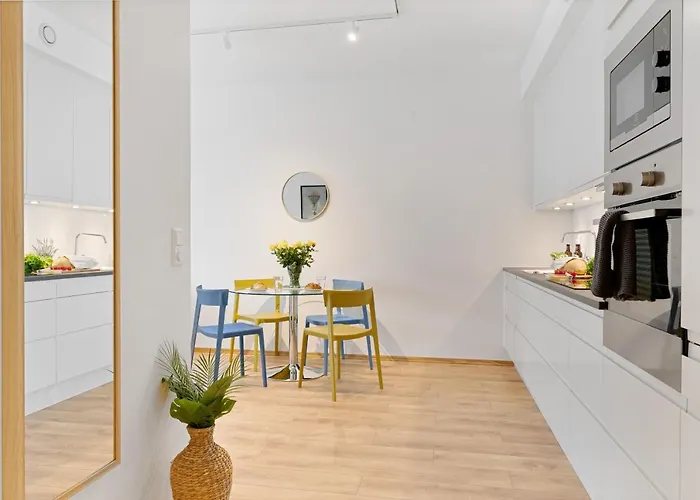 아파트 Bjorvika Apartments, Damsgard Area, Center