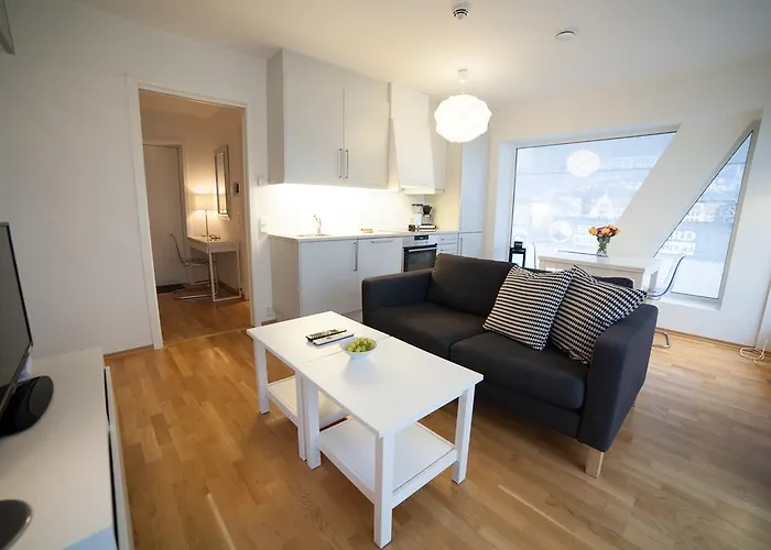 Leilighet Bjørvika Apartments, Damsgård Area, Center Bergen